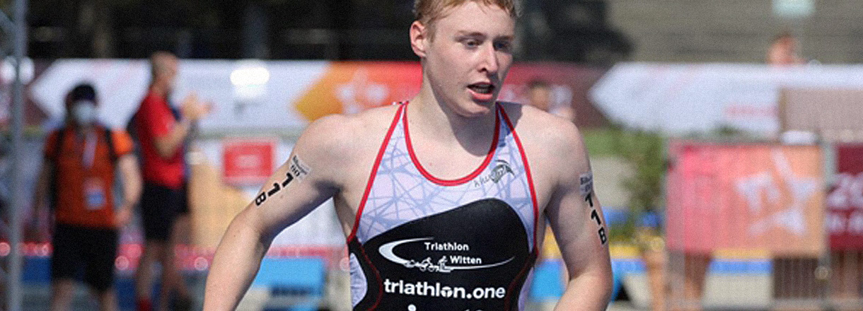 Next stop EM 2021 in Kitzbühel - Murtfeldt unterstützt erfolgreichen U20-Triathleten Luca Fahrenson