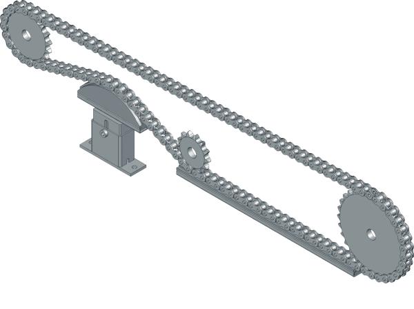 Murtfeldt Spannsysteme: Optimale Einbausituation eines Kettenspanners für Rollenketten