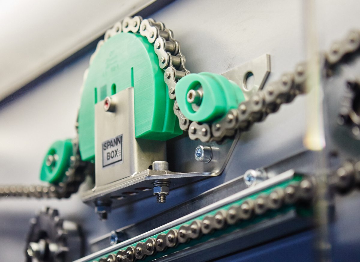 Spansystemen van Murtfeldt/Mata zorgen voor een gecontroleerde loop van uw machine