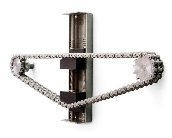Murtfeldt Spannsysteme: Doppelspanner für Kettentriebe mit Reversierbetrieb.