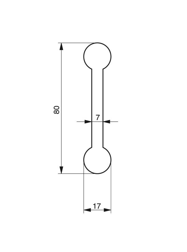 Profili per ringhiere - Profili per convogliamento e trasporto - Murtfeldt GmbH Kunststoffe - Technische Zeichnung 5