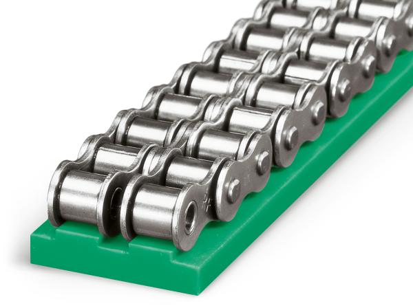 Typ T-Duplex - Standardkettenführungen für Rollenketten - Murtfeldt GmbH Kunststoffe - Abbildung 1