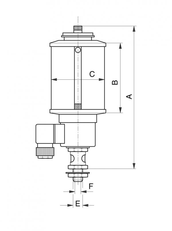 Type ELO - Automatische smeersystemen - Murtfeldt GmbH Kunststoffe - Technische Zeichnung 1